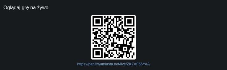 Kod QR dla widzów